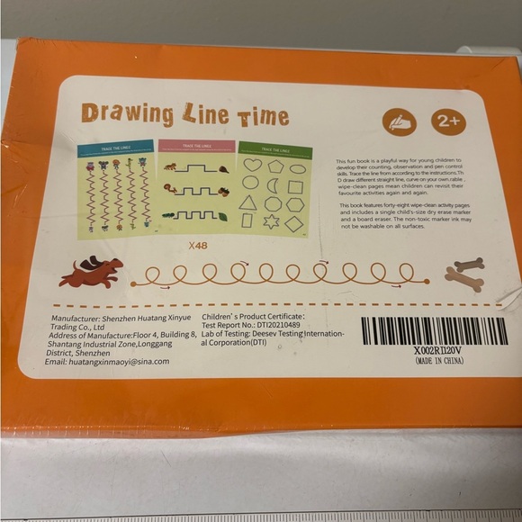 Handwriting practice wipe clean tracing book school kids learning - Picture 2 of 2